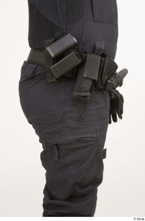 Photos Michael Summers Cop detail of uniform leg lower body…